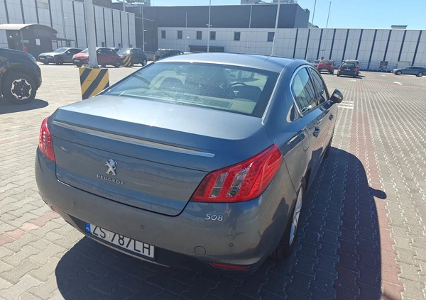 Peugeot 508 cena 21900 przebieg: 226000, rok produkcji 2011 z Szczecin małe 172